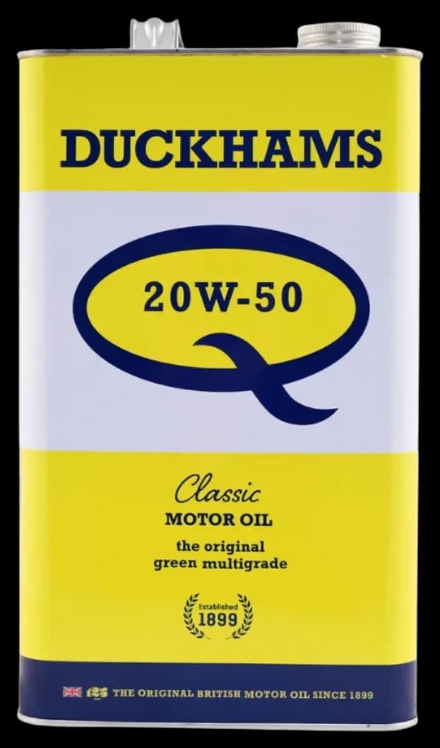 Duckhams Classic Q 20W-50, 5 litre tin.